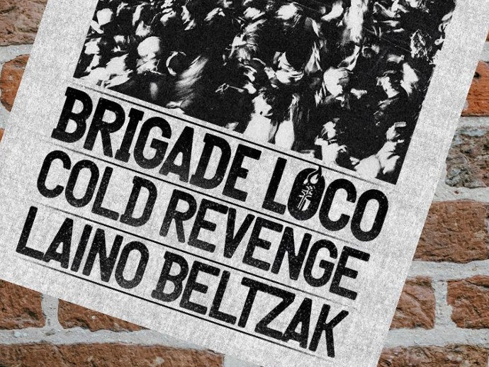 Brigade Loco, Cold Revenge y Laino Beltzak en directo