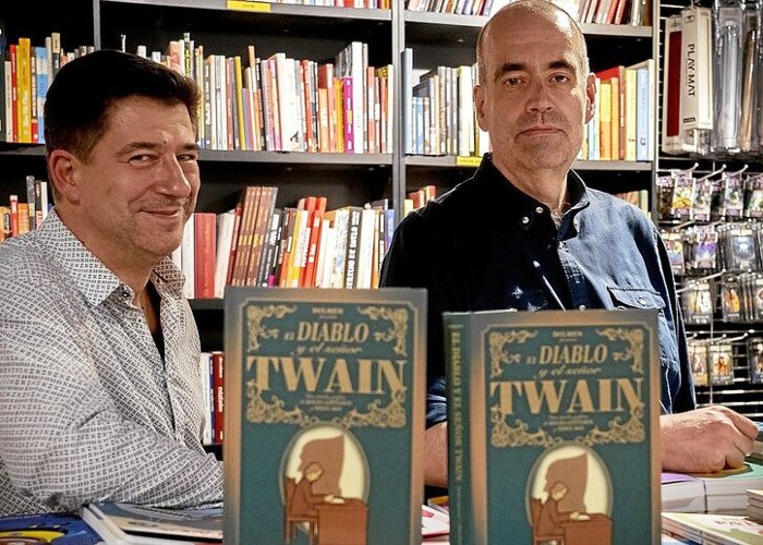 Tertulia sobre el comic con Koldo Azpitarte y Mikel Bao