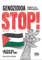 “Genozidioa STOP! Alto el fuego ya!” lemapean elkarretaratzea egingo da plazan, 19:00etan