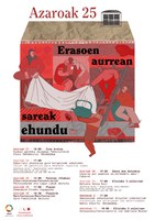 “Erasoen aurrean sareak ehundu” lema aukeratu da azaroaren 25aren inguruko egitaraurako