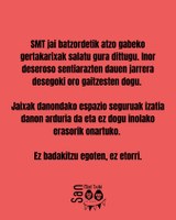 Asteburua nahasia izan da intzidentzien atalean