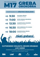 Biharko greba deialdiak Oñatin oihartzun zabala izatea aurreikusten da