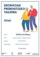 Erorikoak saihesteko lau orduko tailerra antolatu da martxoaren 3 eta 4rako