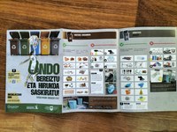 Etxeko hondakinak egoki birziklatzeko gida banatu du Mankomunitateak