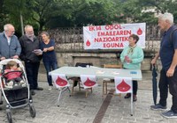 Informazio mahaiak jarriz ospatuko da gurean Odol Emaileen Nazioarteko Eguna, larunbatean