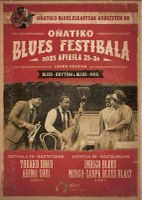 Oñatiko Blues Festibala egingo da apirilaren 25 eta 26an