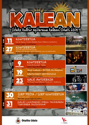 Kalean programa 2014 Kalean programa 2014